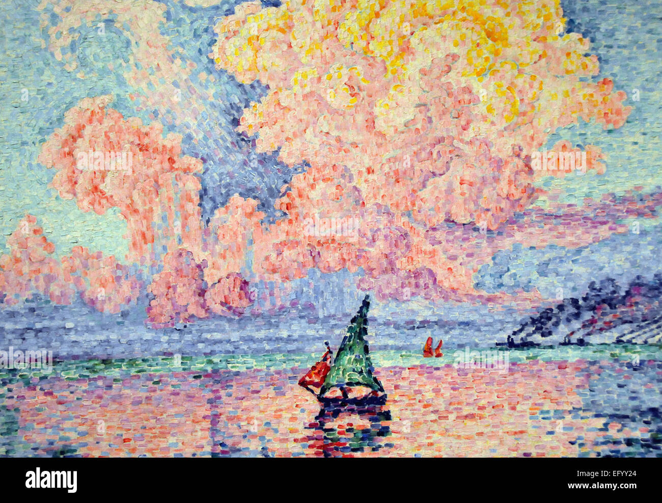 Paul Signac Antibes, The Pink Cloud Stock Photo Alamy