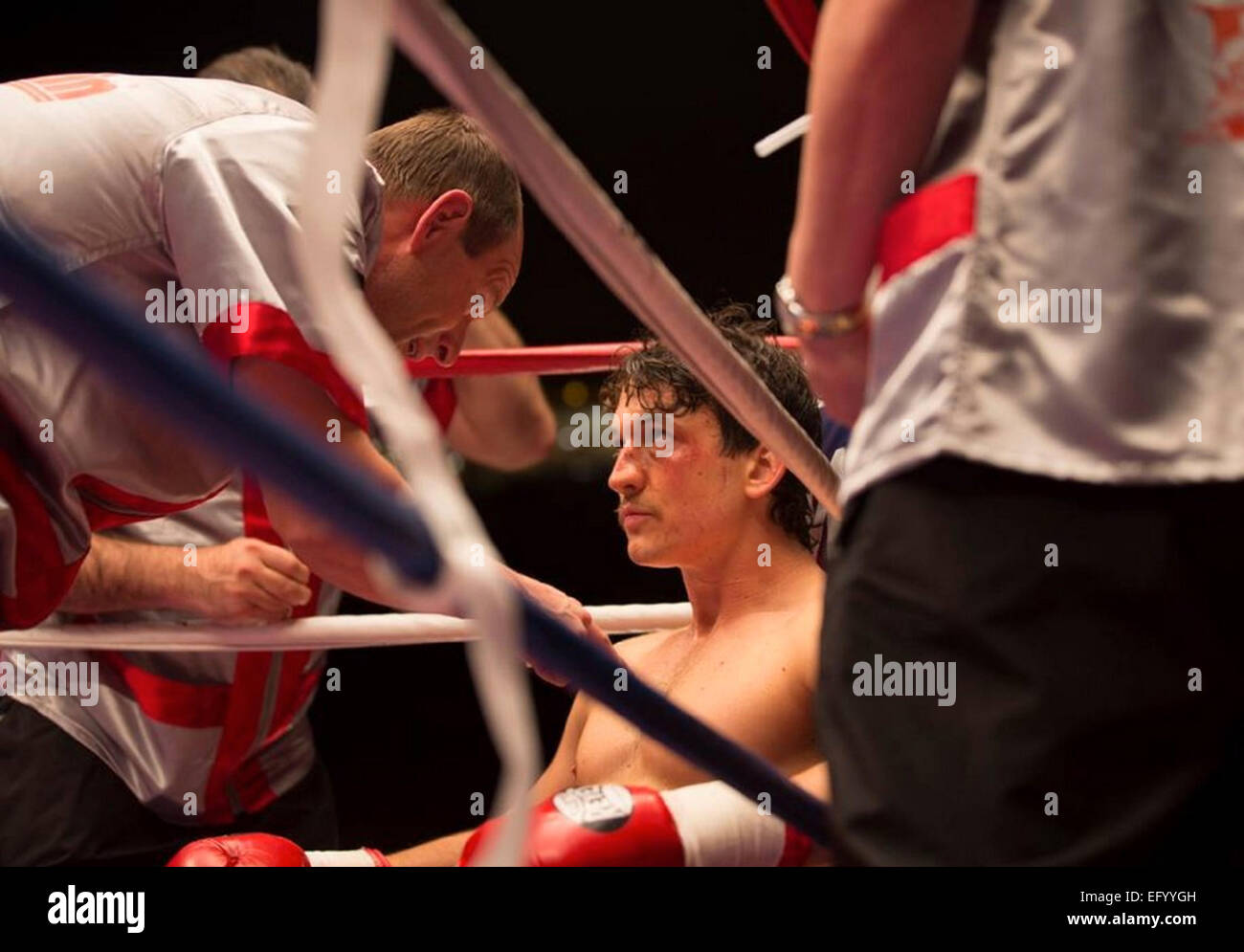 BLEED FOR THIS 2015 Verdi Productions film with MilesTeller Stock Photo