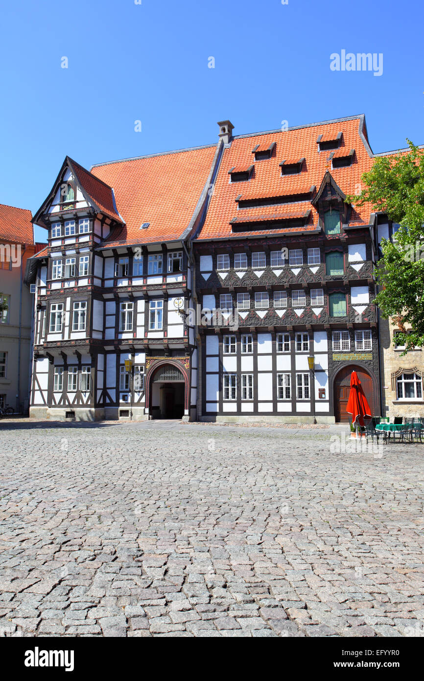 Old square in Braunschweig, Germany Stock Photo