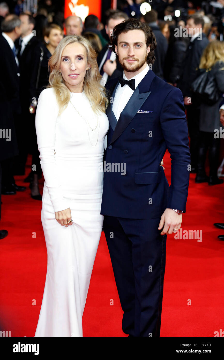 Sam Taylor-Johnson and Aaron Taylor-Johnson attending the 'Fifty Shades Of Grey' premiere at the 65th Berlin International Film Festival/Berlinale 2015 on February 11, 2015./picture alliance Stock Photo