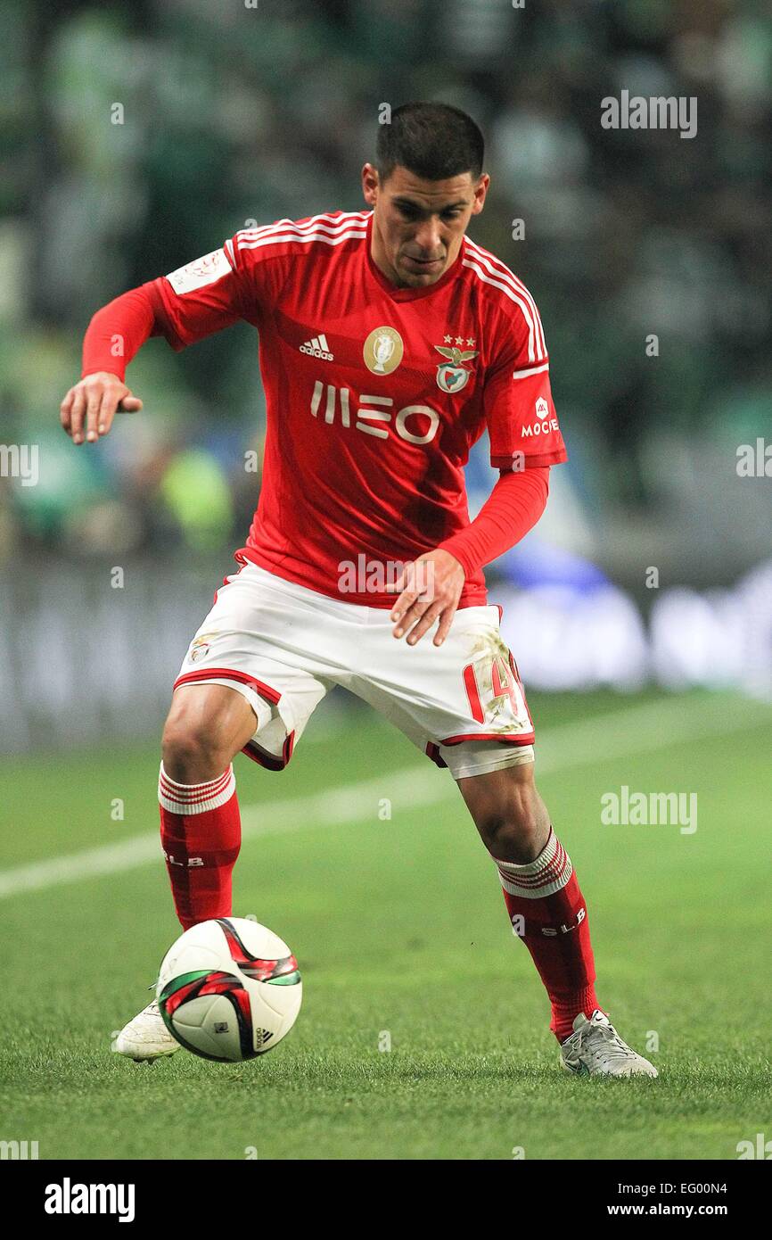 Maxi Pereira - 08.02.2015 - Sporting / Benfica - Liga Sagres.Photo : Carlos Rodrigues / Icon Sport Stock Photo