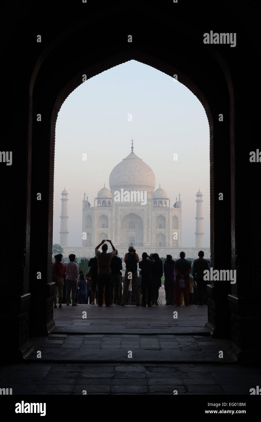 Taj Mahal Agra India Stock Photo Alamy