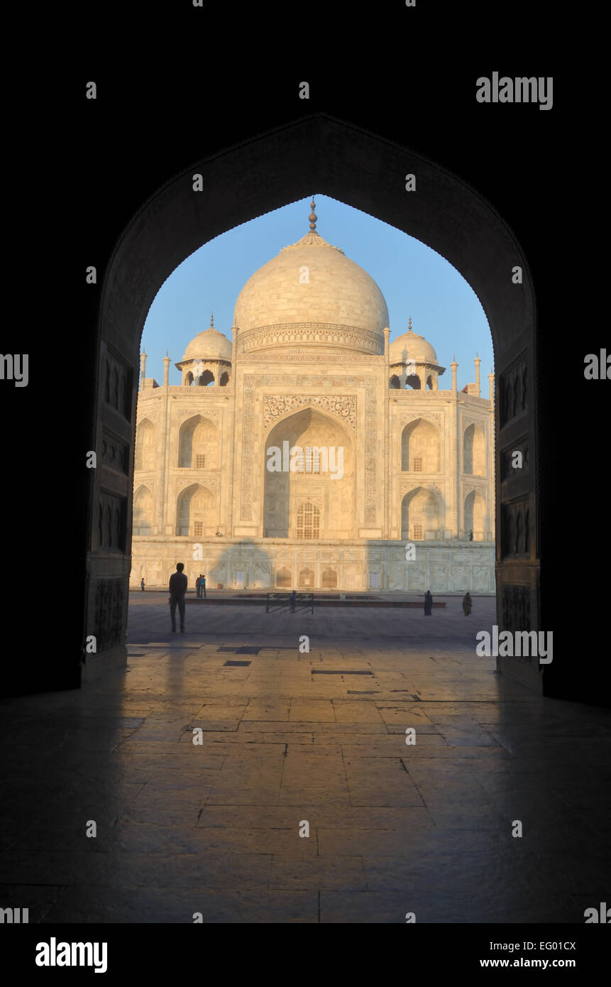 Taj Mahal, Agra, India Stock Photo Alamy