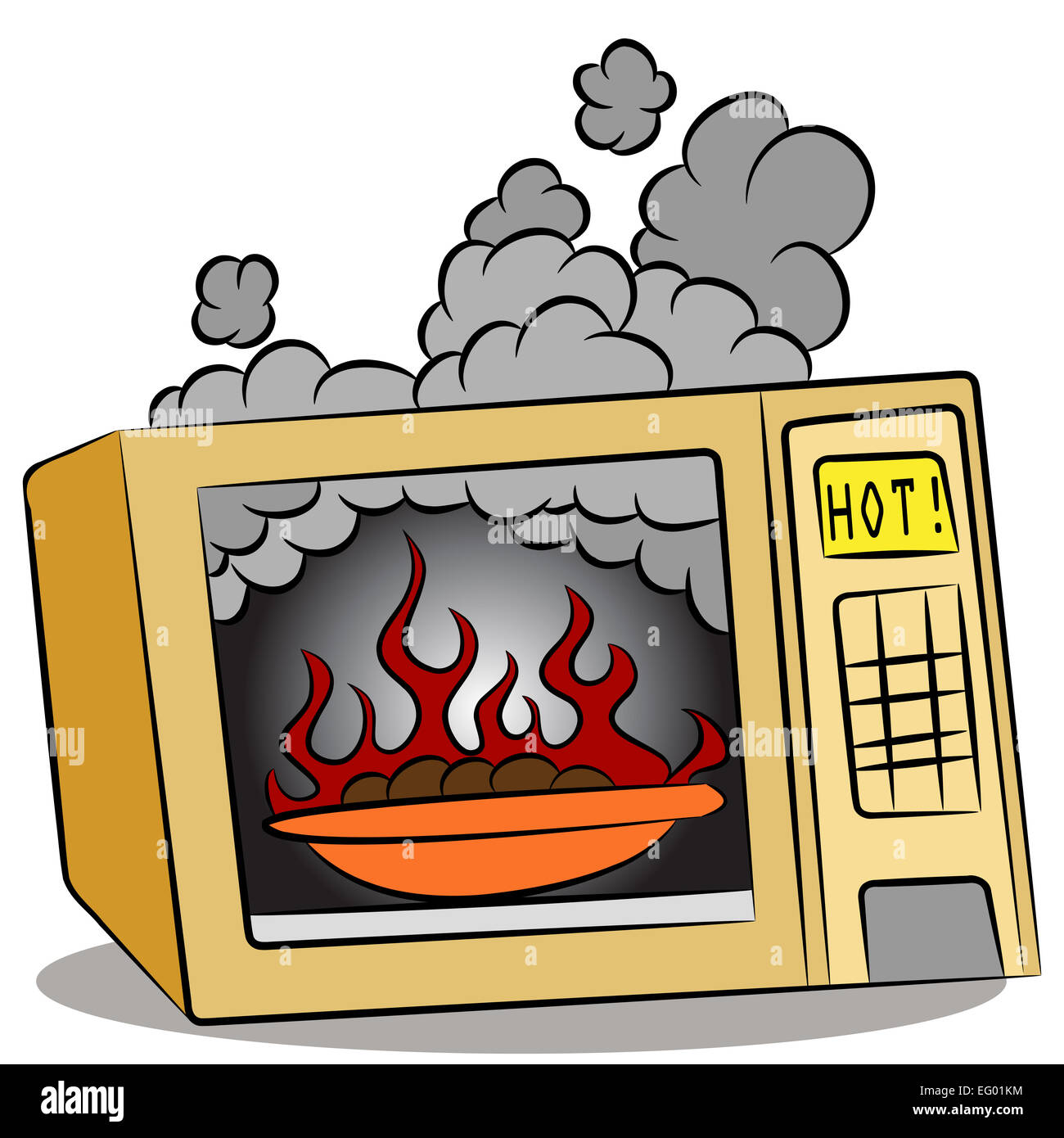 Microwave fire hi-res stock photography and images - Alamy