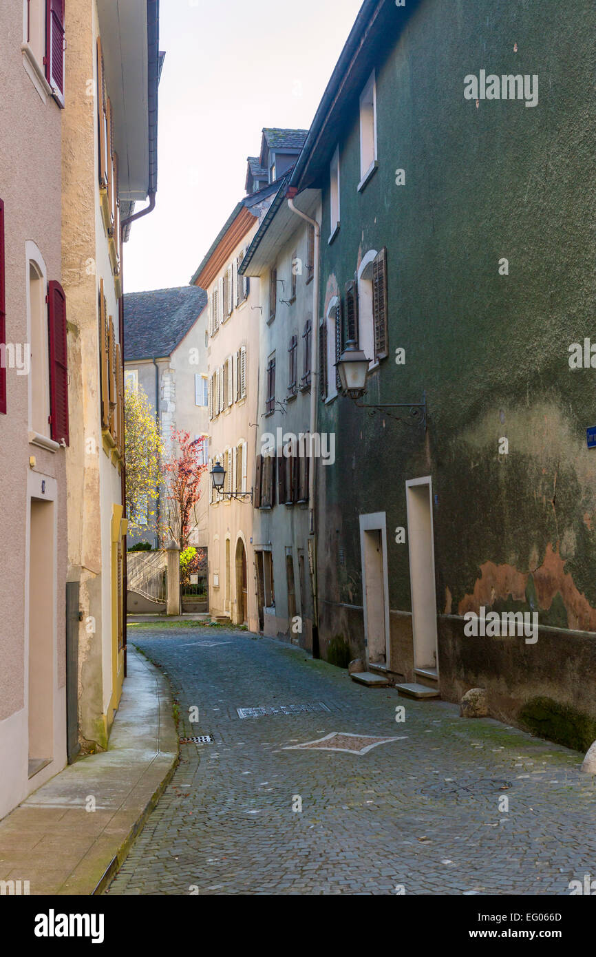 Porrentruy old town, Canton du Jura, Switzerland Stock Photo Alamy
