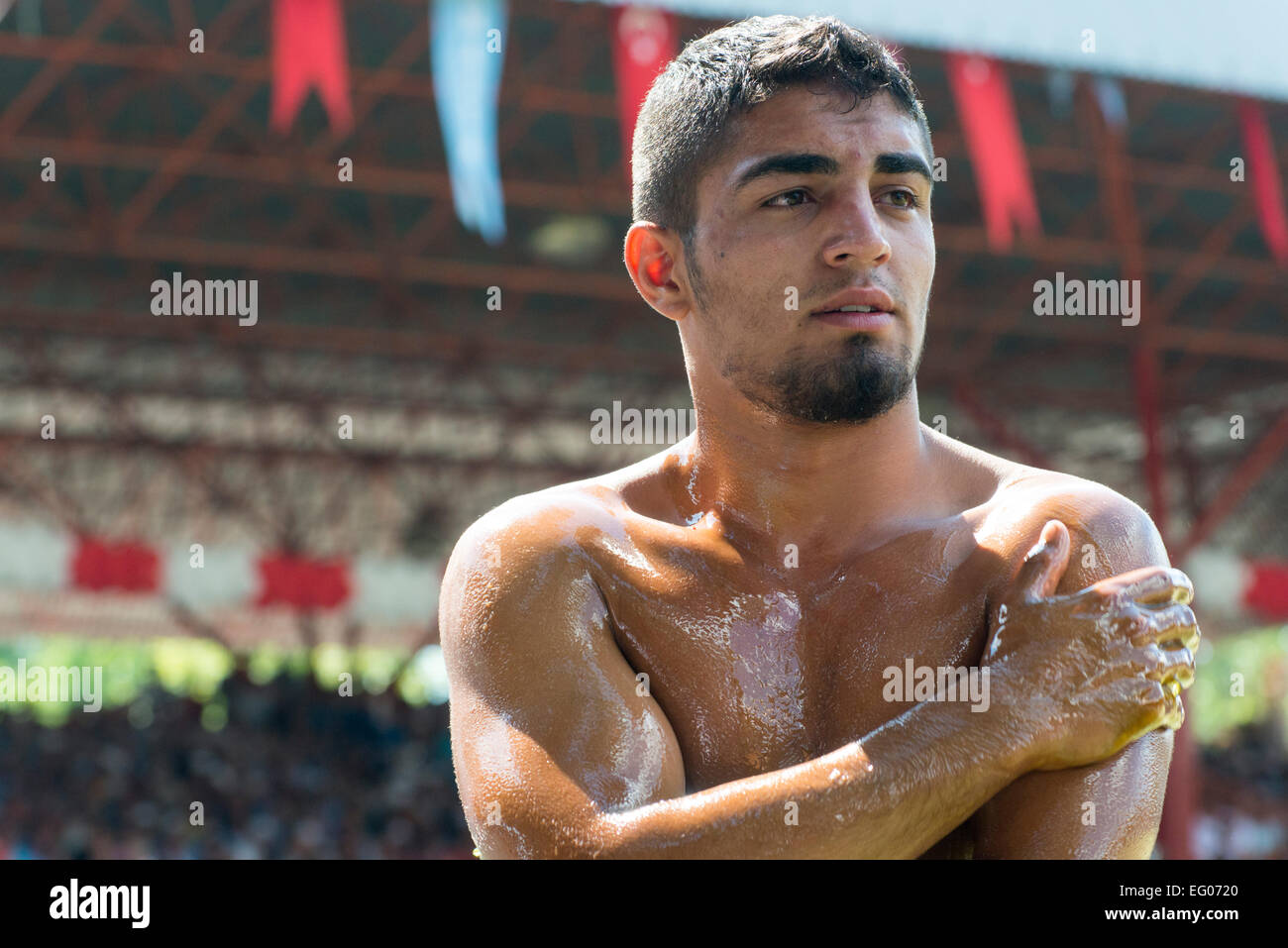 Turkish wrestler hi-res stock photography and images - Alamy