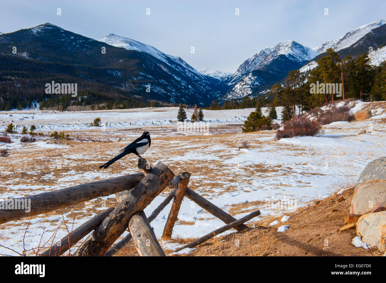 Winter Mountain Landscape Stock Photo - Alamy