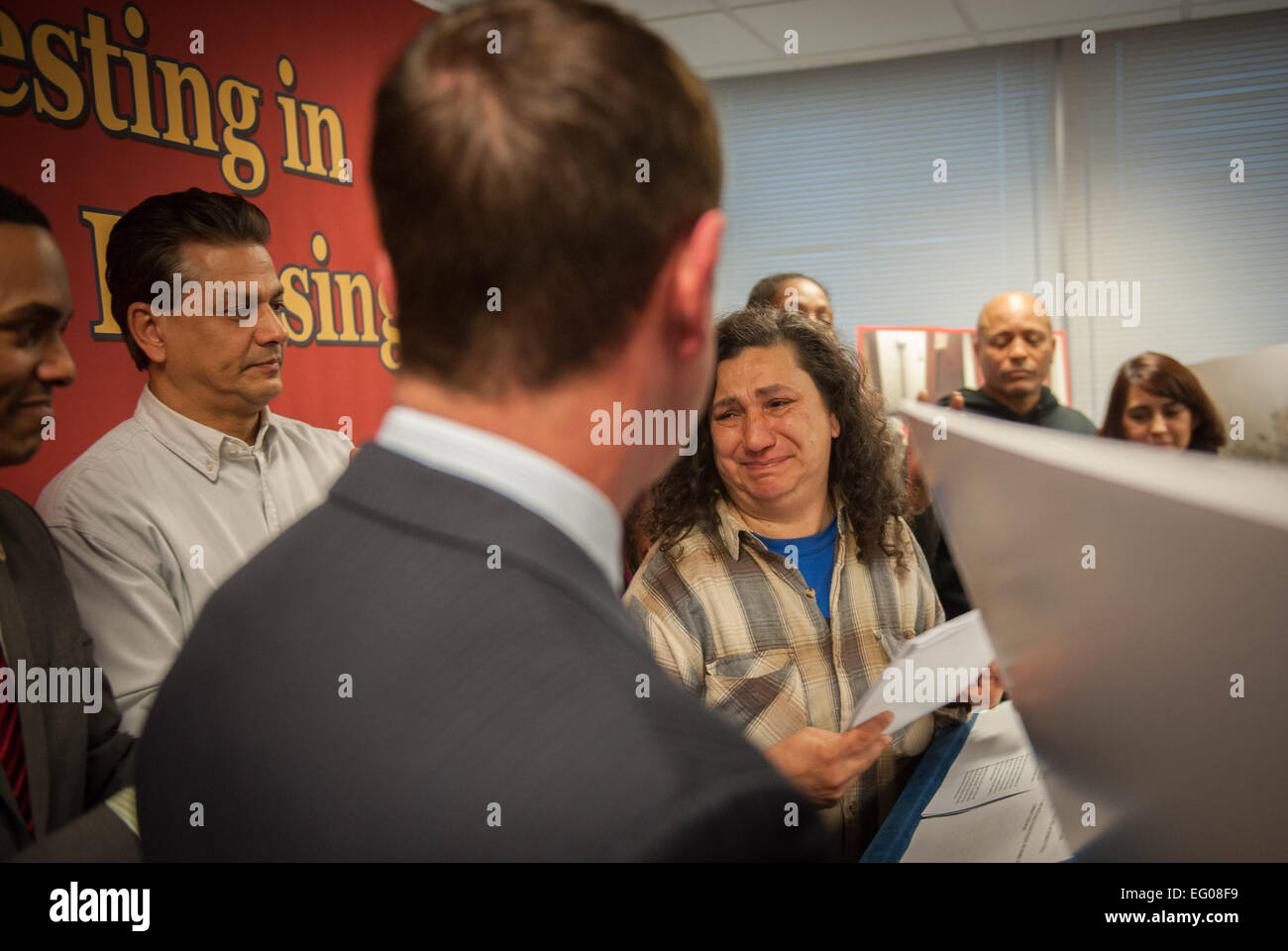 Manhattan, New York, USA. 12th Feb, 2015. Ann Valdez of The Gravesend