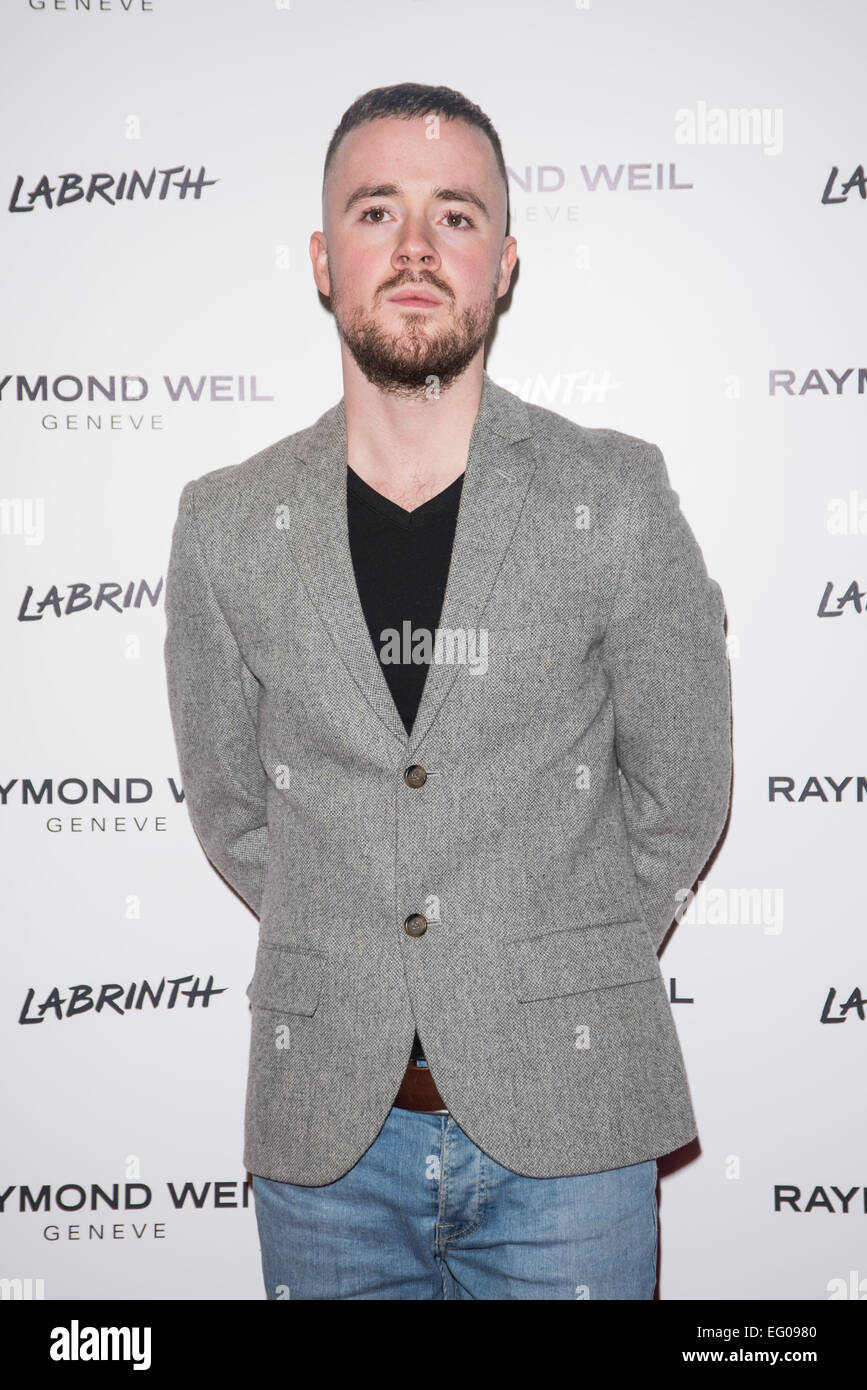 London, UK. 12th February, 2015. Maverick Sabre attend as Labrinth hosts Raymond Weil Pre-BRIT Awards dinner at The Mosaica on February 12, 2015 in London. Credit:  See Li/Alamy Live News Stock Photo