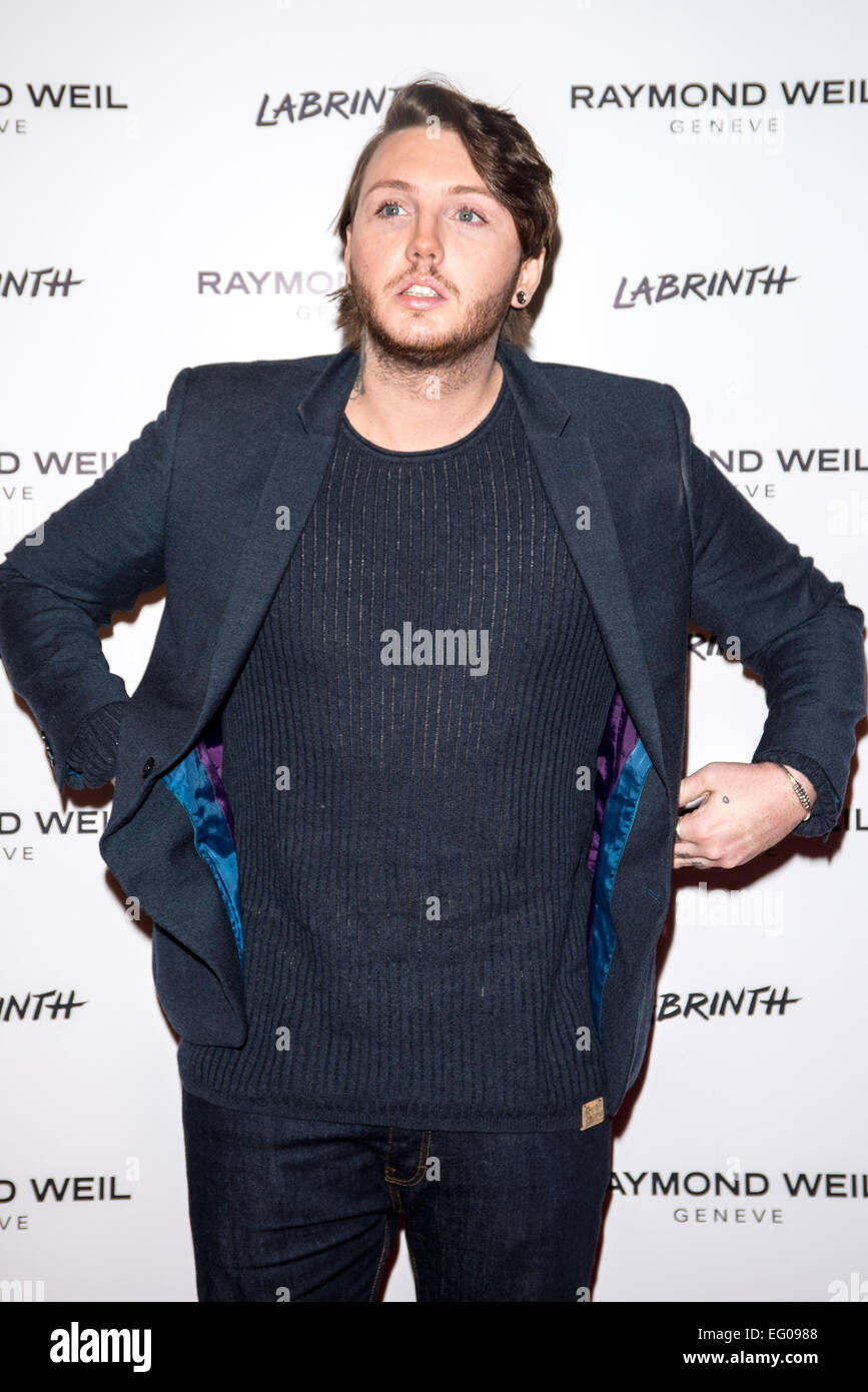 London, UK. 12th February, 2015. James Arthur attend as Labrinth hosts Raymond Weil Pre-BRIT Awards dinner at The Mosaica on February 12, 2015 in London. Credit:  See Li/Alamy Live News Stock Photo