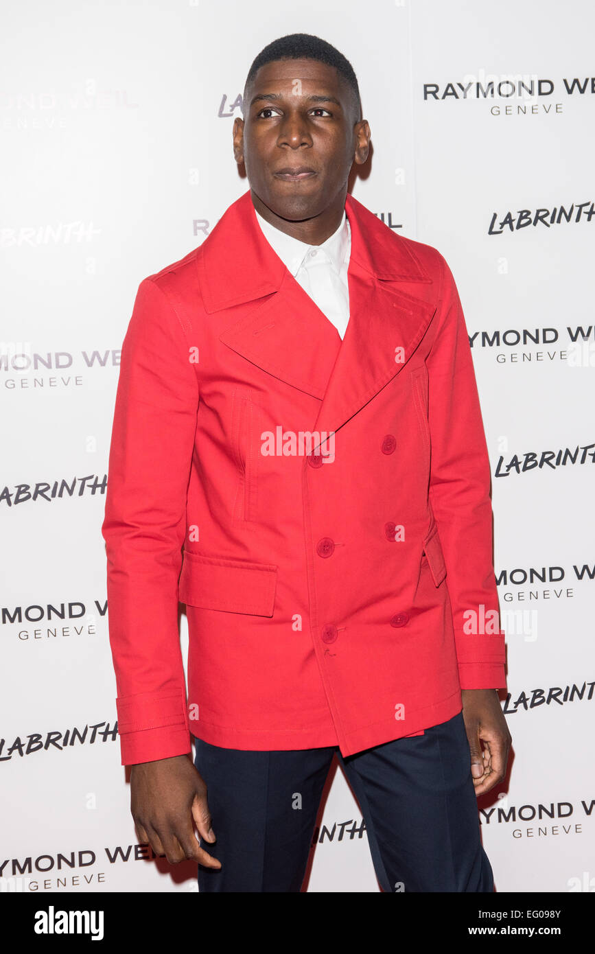 London, UK. 12th February, 2015. Labrinth attend as Labrinth hosts Raymond Weil Pre-BRIT Awards dinner at The Mosaica on February 12, 2015 in London. Credit:  See Li/Alamy Live News Stock Photo