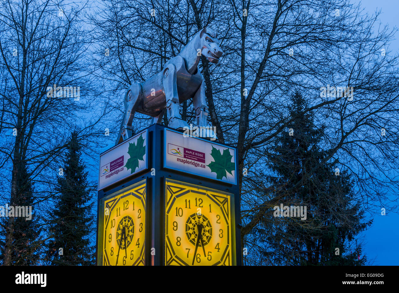 The Beast, Horse Clock Tower, District of Maple Ridge, British Columbia