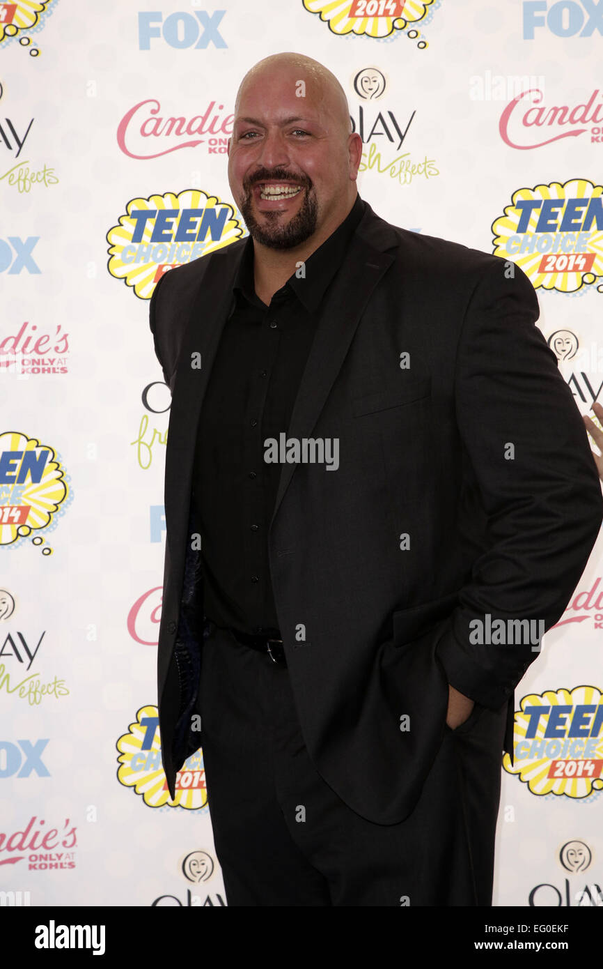 Celebrities attend the 2014 Teen Choice Awards at The Shrine Auditorium - Arrivals  Featuring: WWE star Big Shows Where: Los Angeles, California, United States When: 10 Aug 2014 Stock Photo