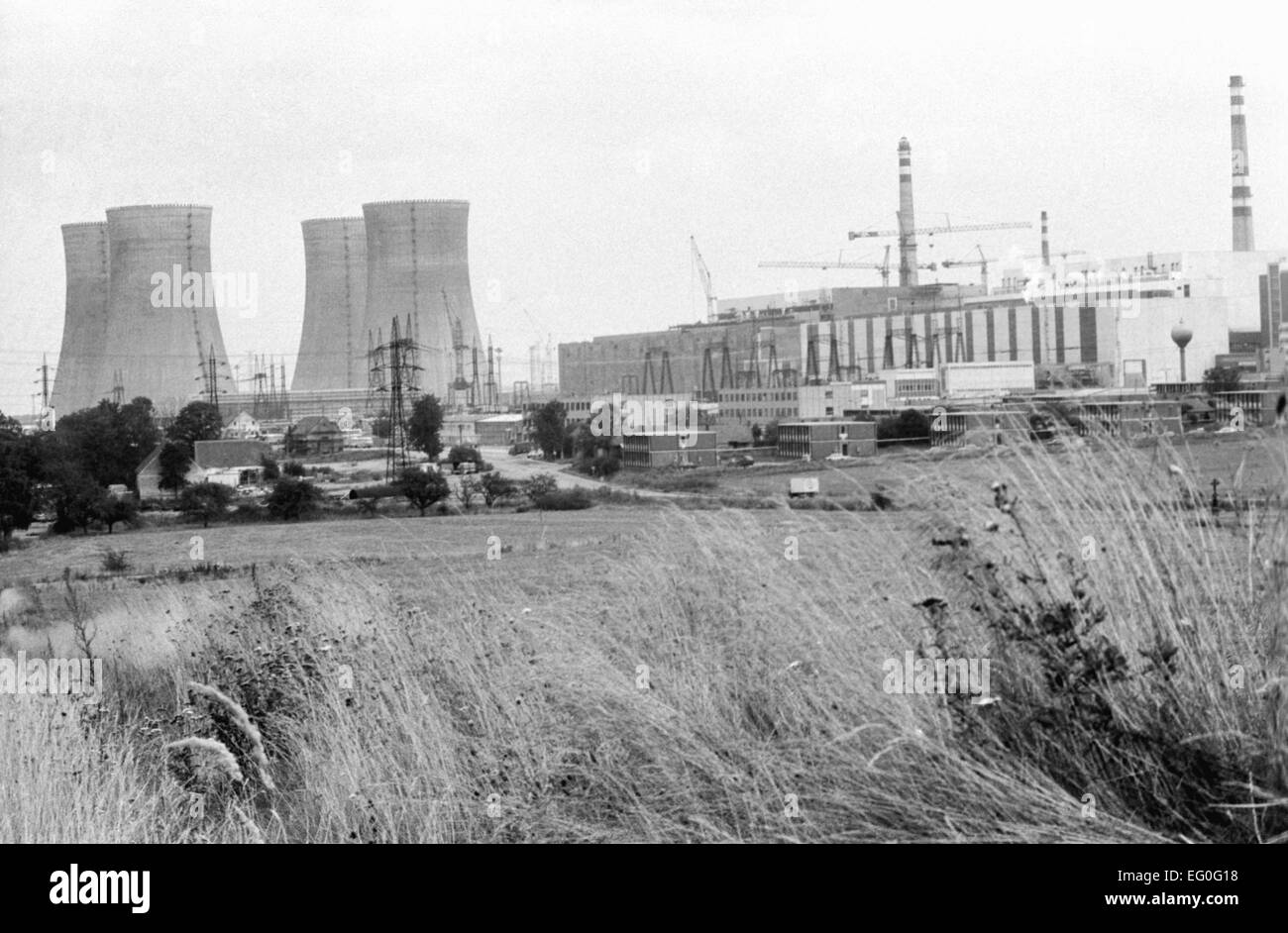 Nuclear Power Plant Dukovany Stock Photo Alamy