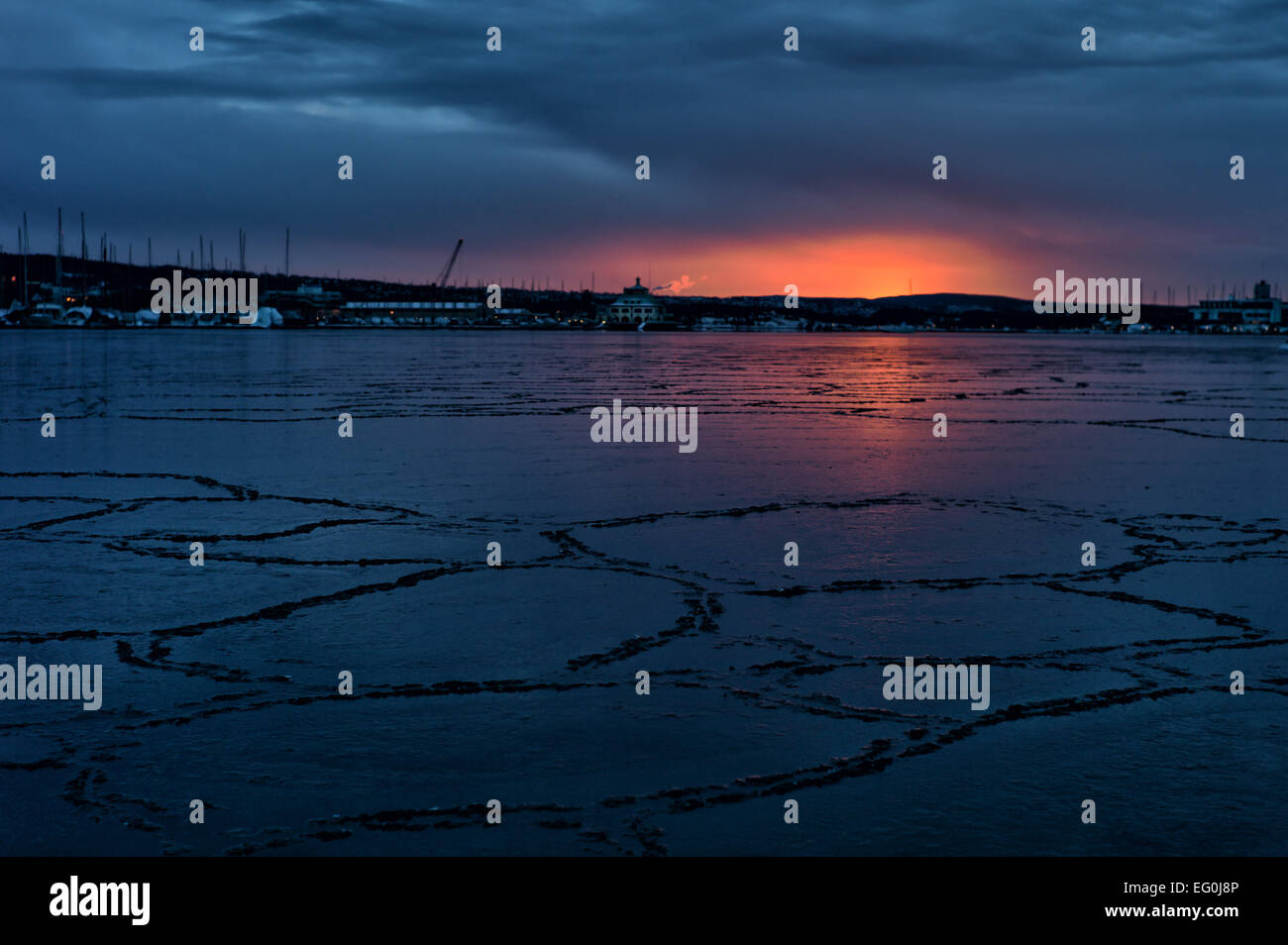 Oslo in the sunset hi-res stock photography and images - Alamy