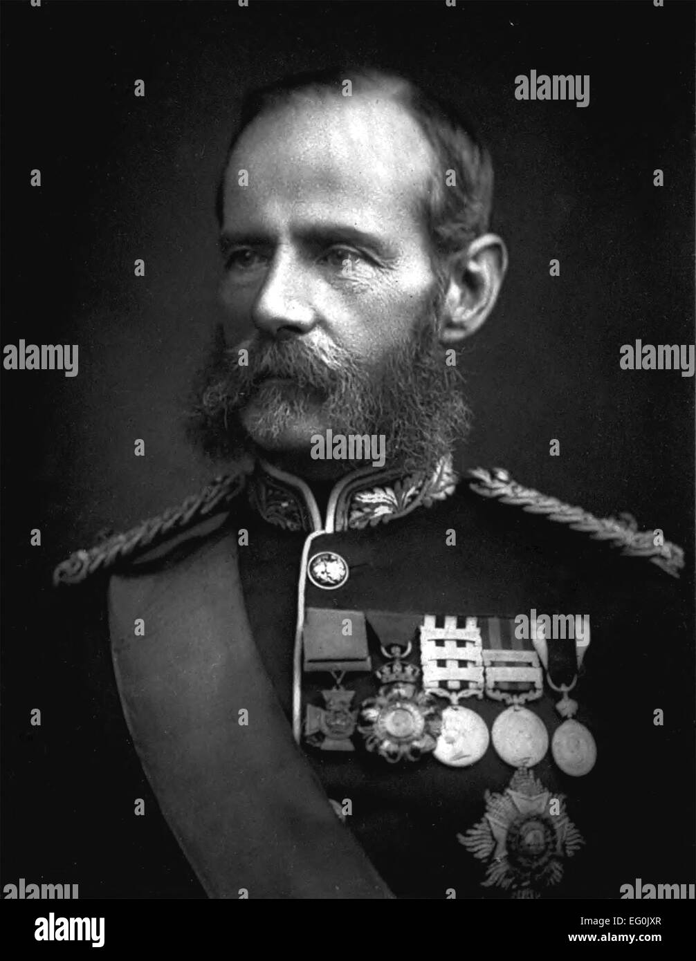 FREDERICK ROBERTS, 1st Earl Roberts (1832-1914) Highly decorated British soldier Stock Photo
