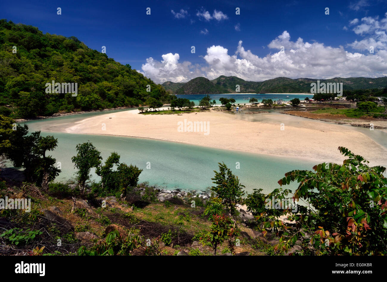 Indonesia, Selong Blanak beach Stock Photo Alamy