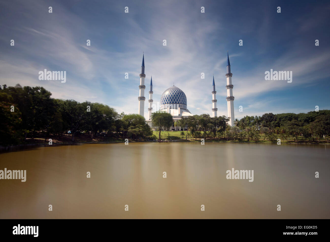 Malaysia, Selangor, Shah mosque Stock Photo