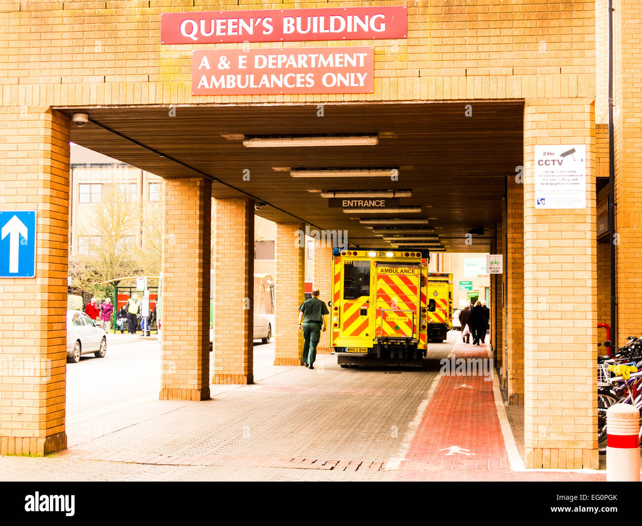 Musgrove Park A&E Entrance Stock Photo Alamy