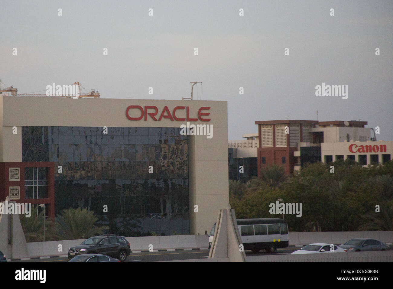 Oracle Office at Dubai Internet City, Dubai, UAE Stock Photo