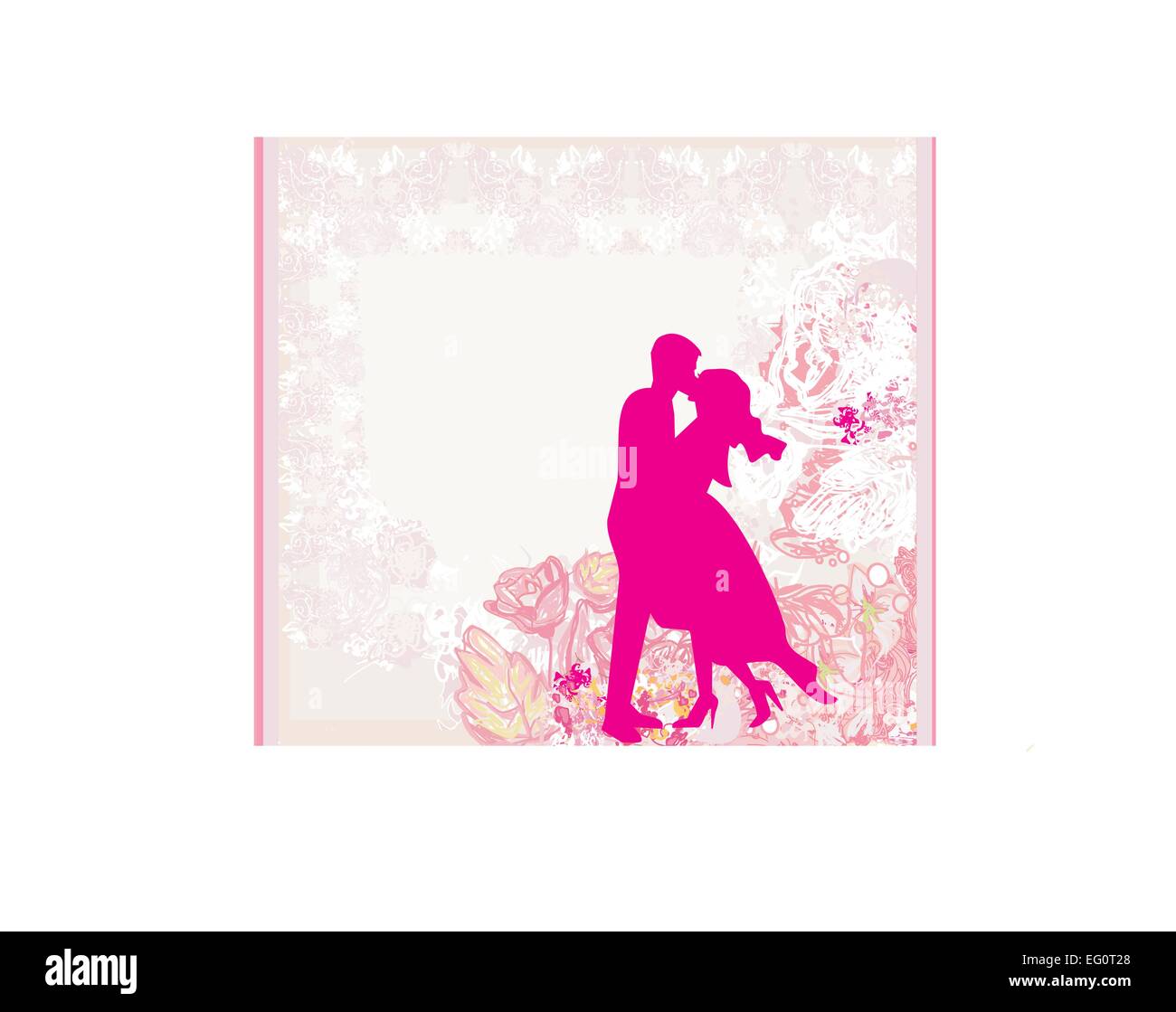 wedding dancing couple background Stock Vector Image & Art - Alamy