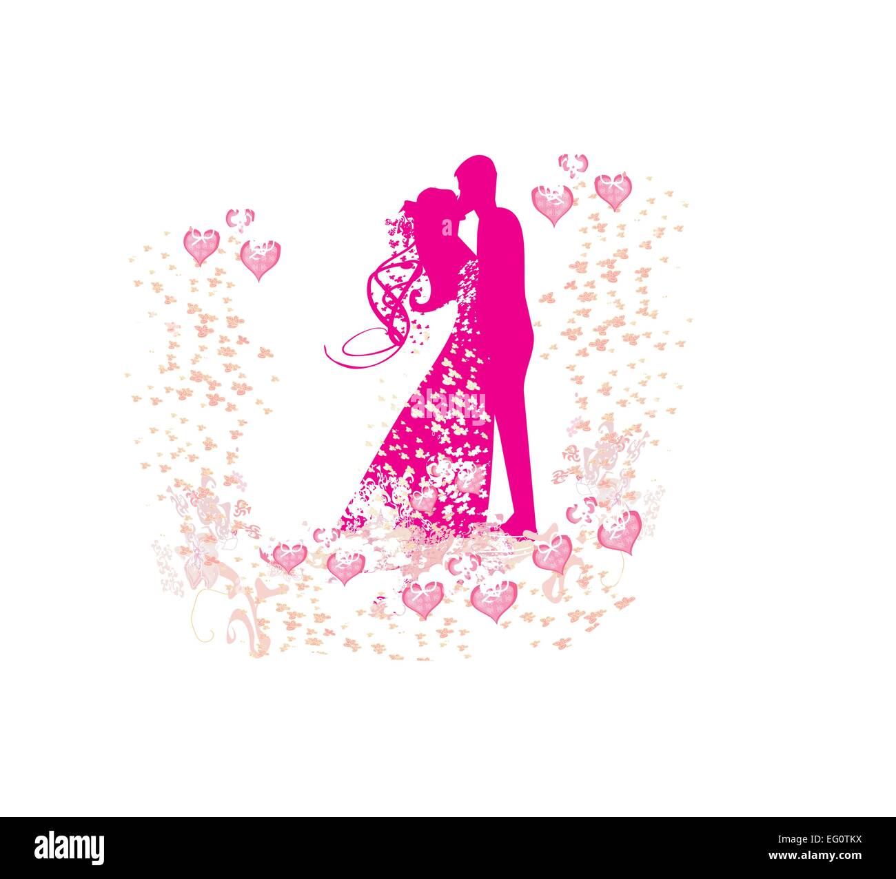 wedding dancing couple background Stock Vector Image & Art - Alamy