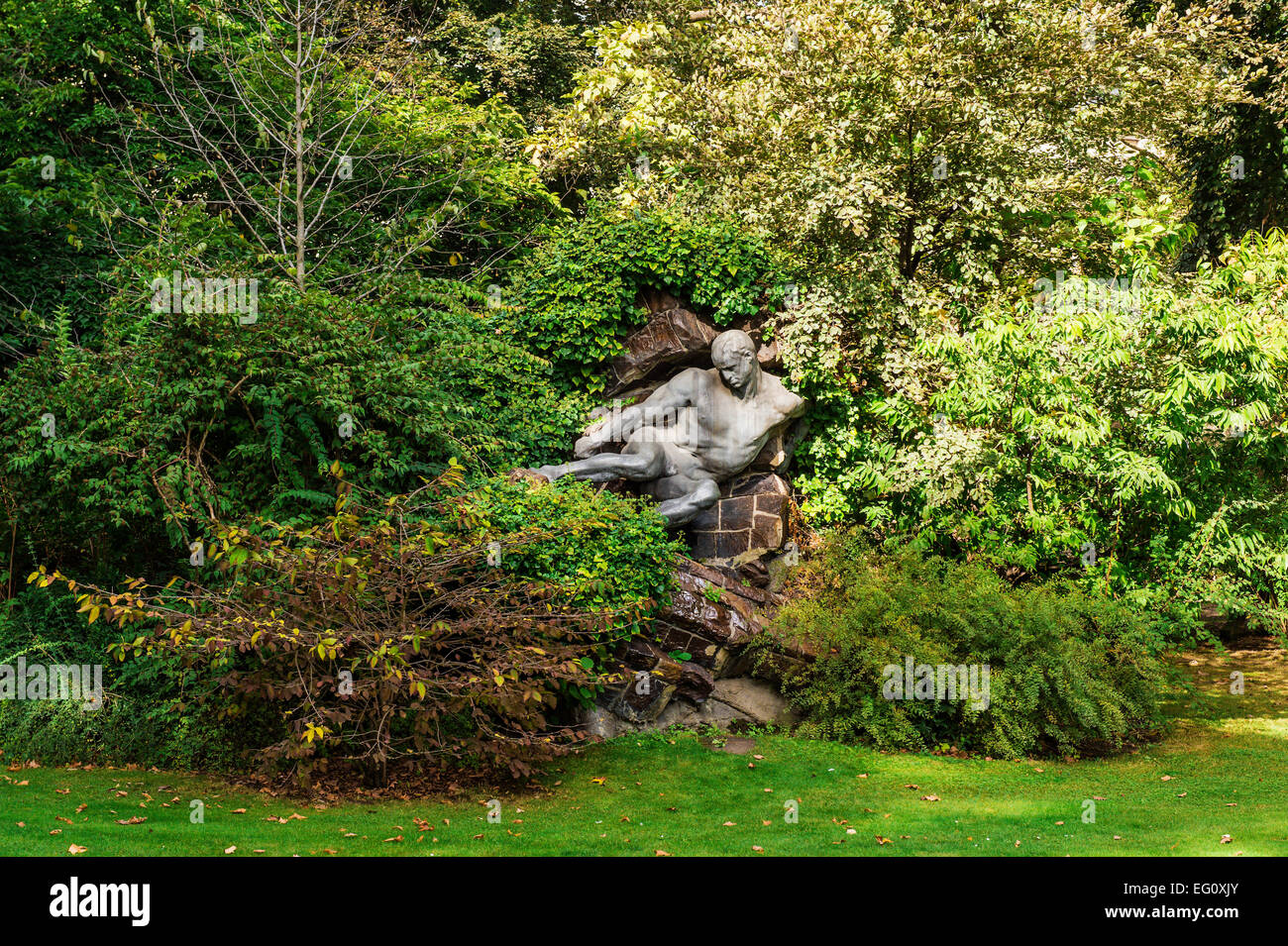 Luxembourg gardens, Statue, Paris, France Stock Photo Alamy