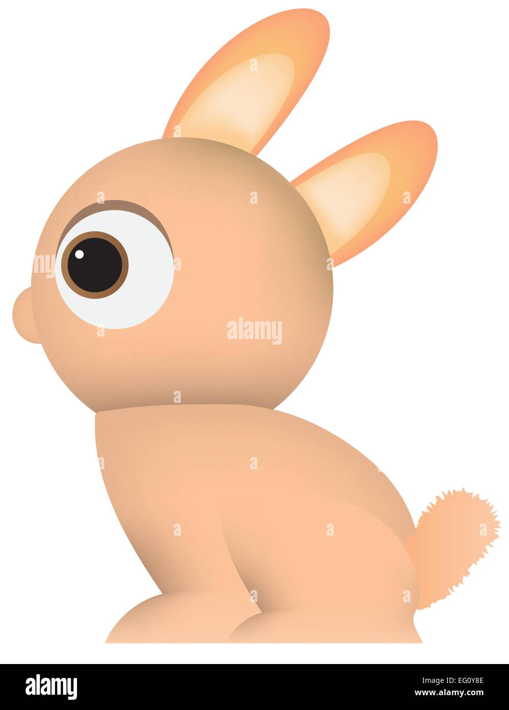Easter bunny vector vectors hi-res stock photography and images - Alamy