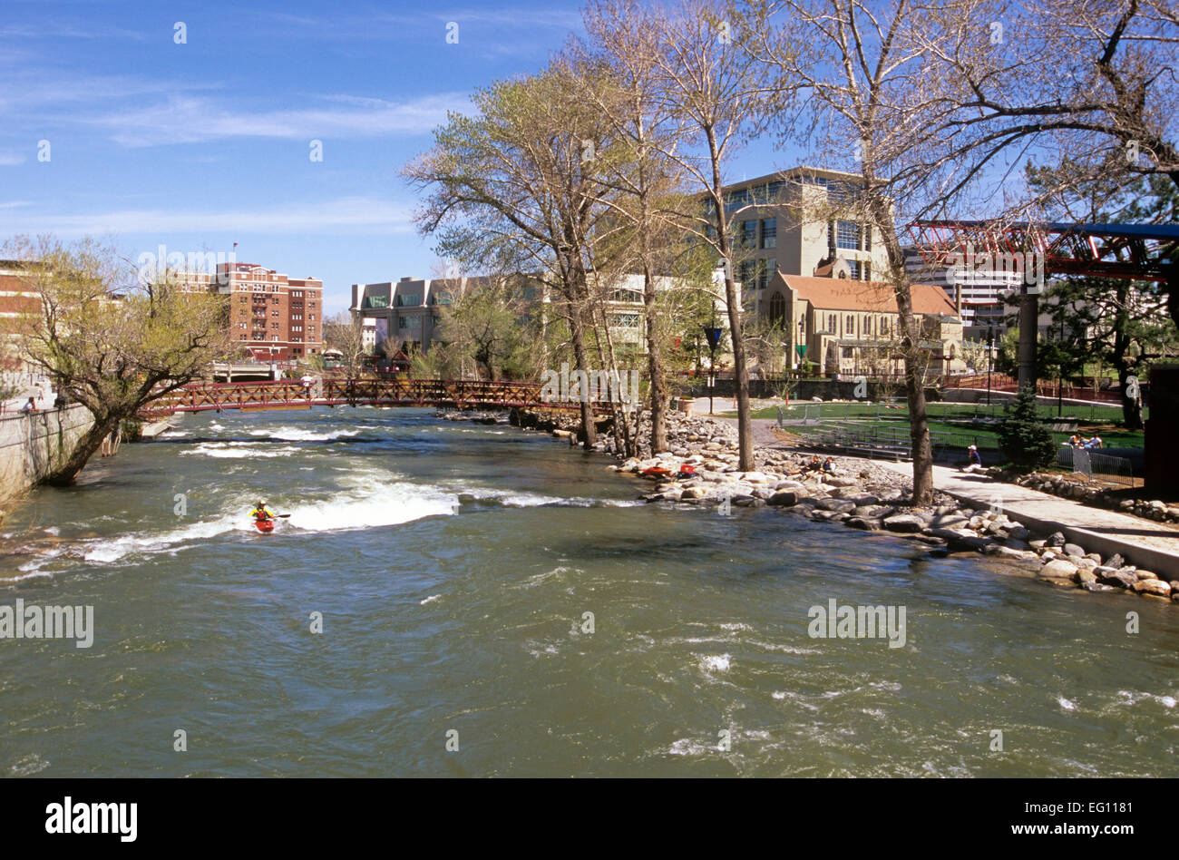 The Truckee River Whitewater Park is Nevada and the region's first whitewater park and kayak