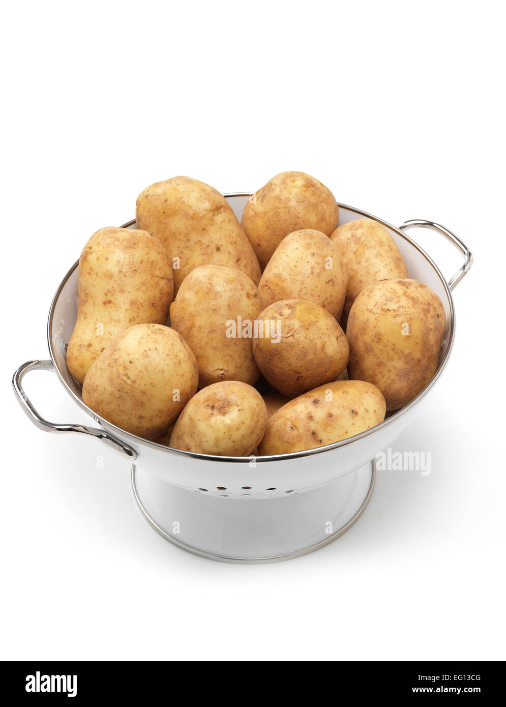 New potato just washed Stock Photo