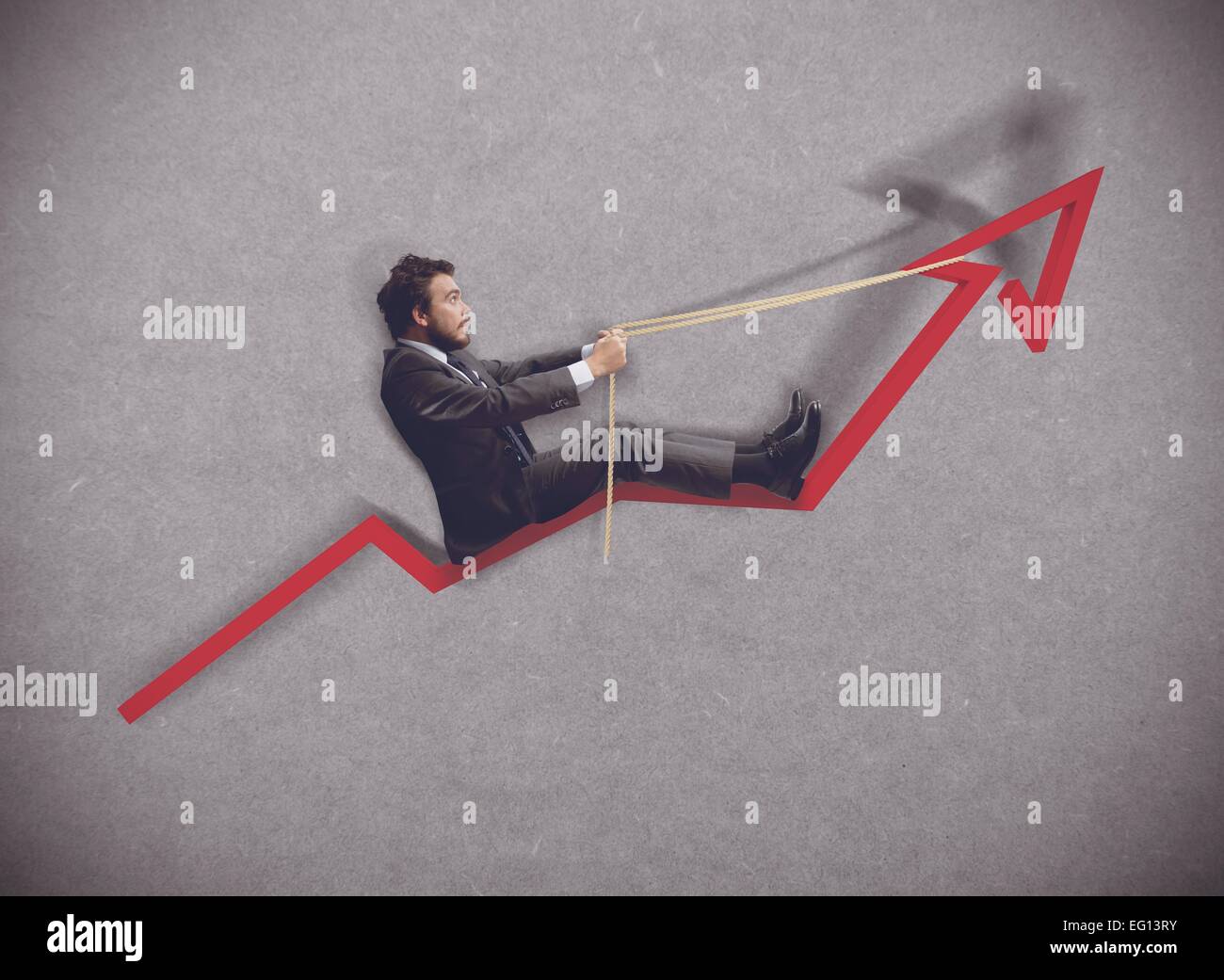 Increase of economy Stock Photo - Alamy