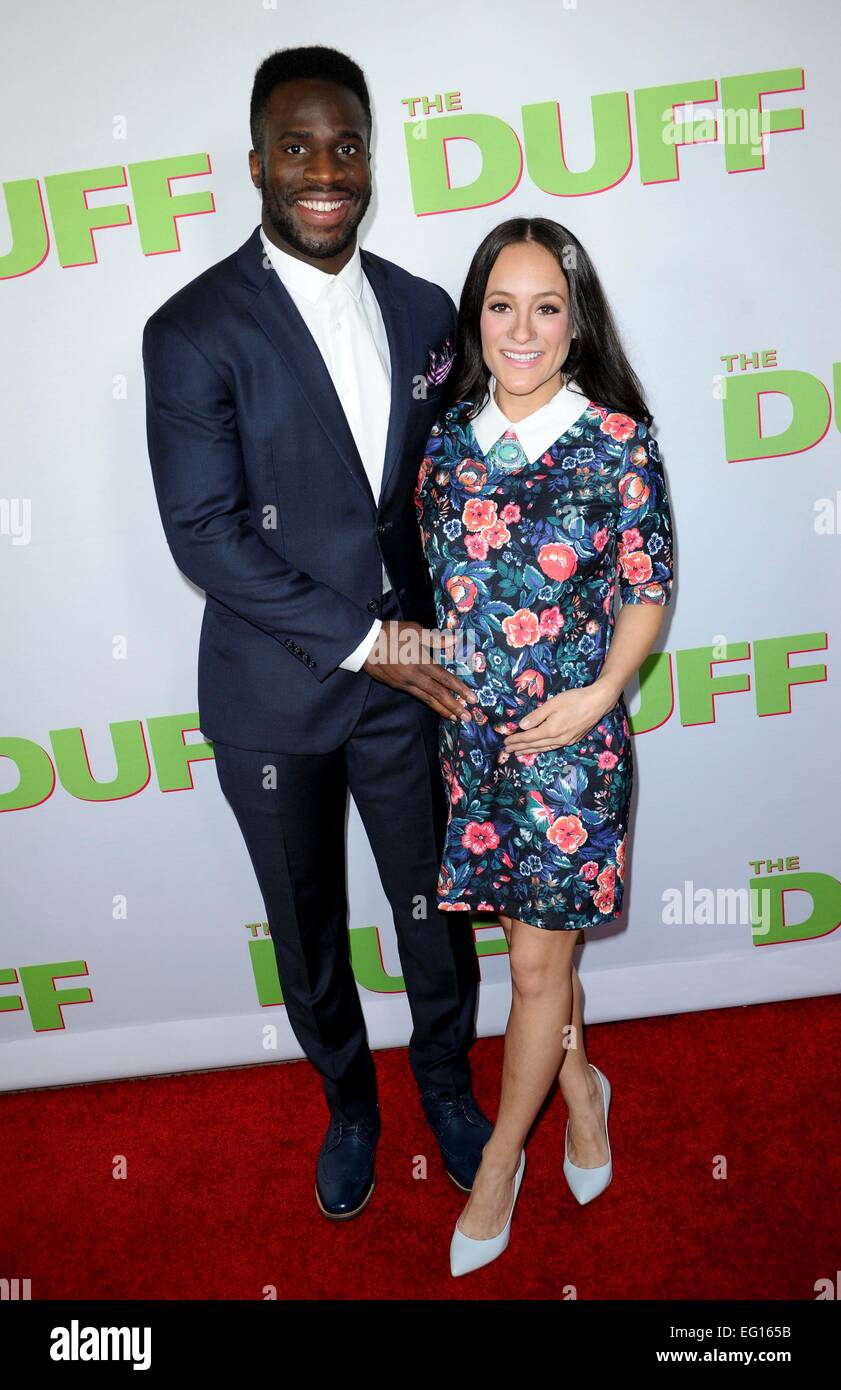 Prince Amukamara & wife Pilar Davis The Duff Fan Screening 12/02/2015