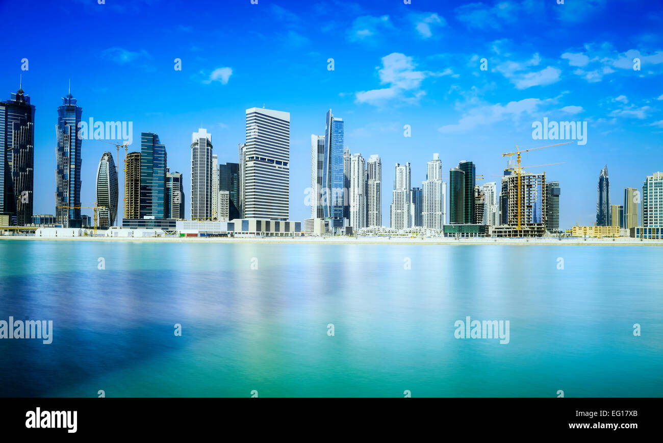 Dubai skyline, United Arab Emirates Stock Photo