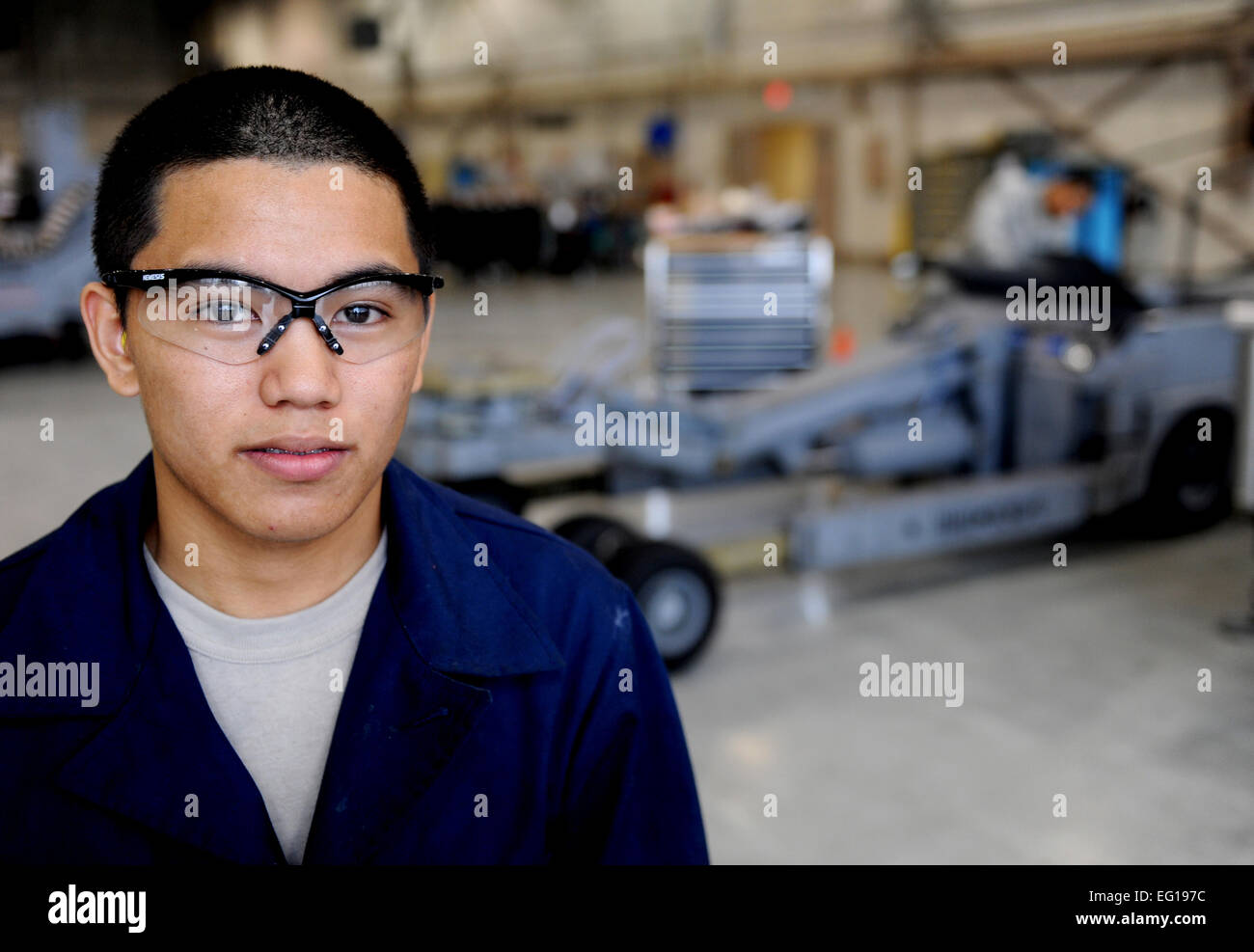 U.S. Air Force Airman 1st Class Nevin Noceda in the Air Ground