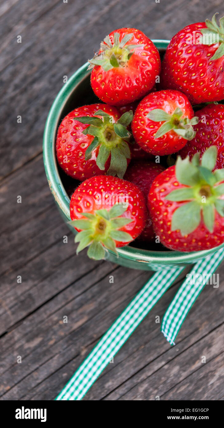 Natural background with big red ripe wild strawberries hi-res stock ...