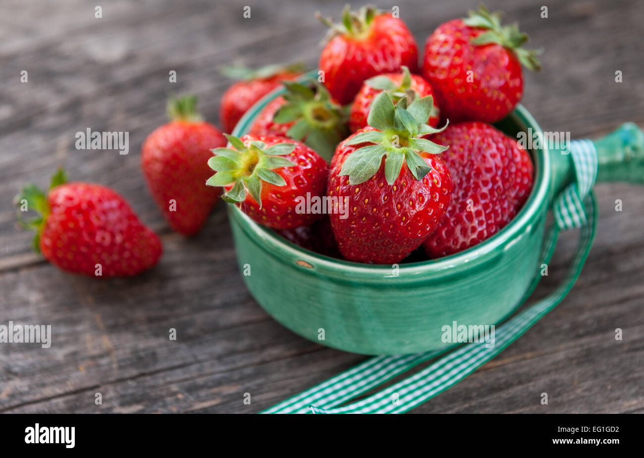 Natural background with big red ripe wild strawberries hi-res stock ...