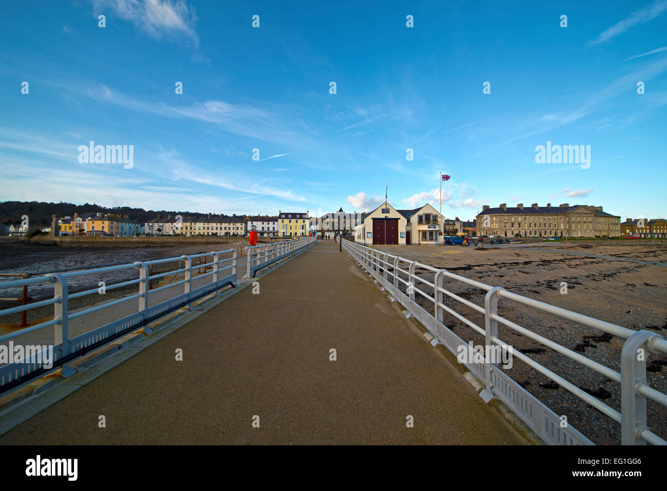 Beaumaris Pier Anglesey North Wales Uk Stock Photo Alamy