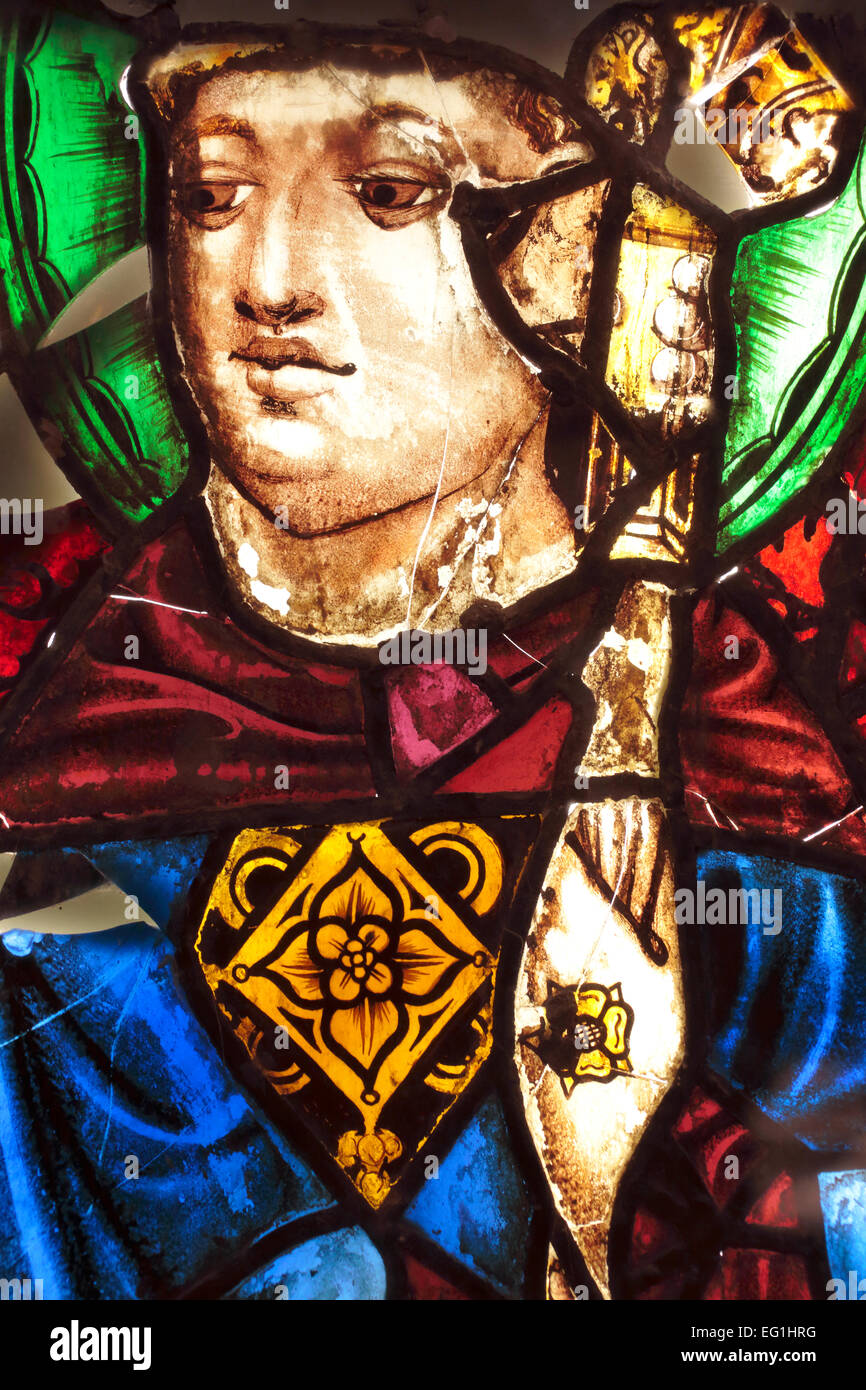 Holy Stained glass window (15th century), Cathedral, Tarragona