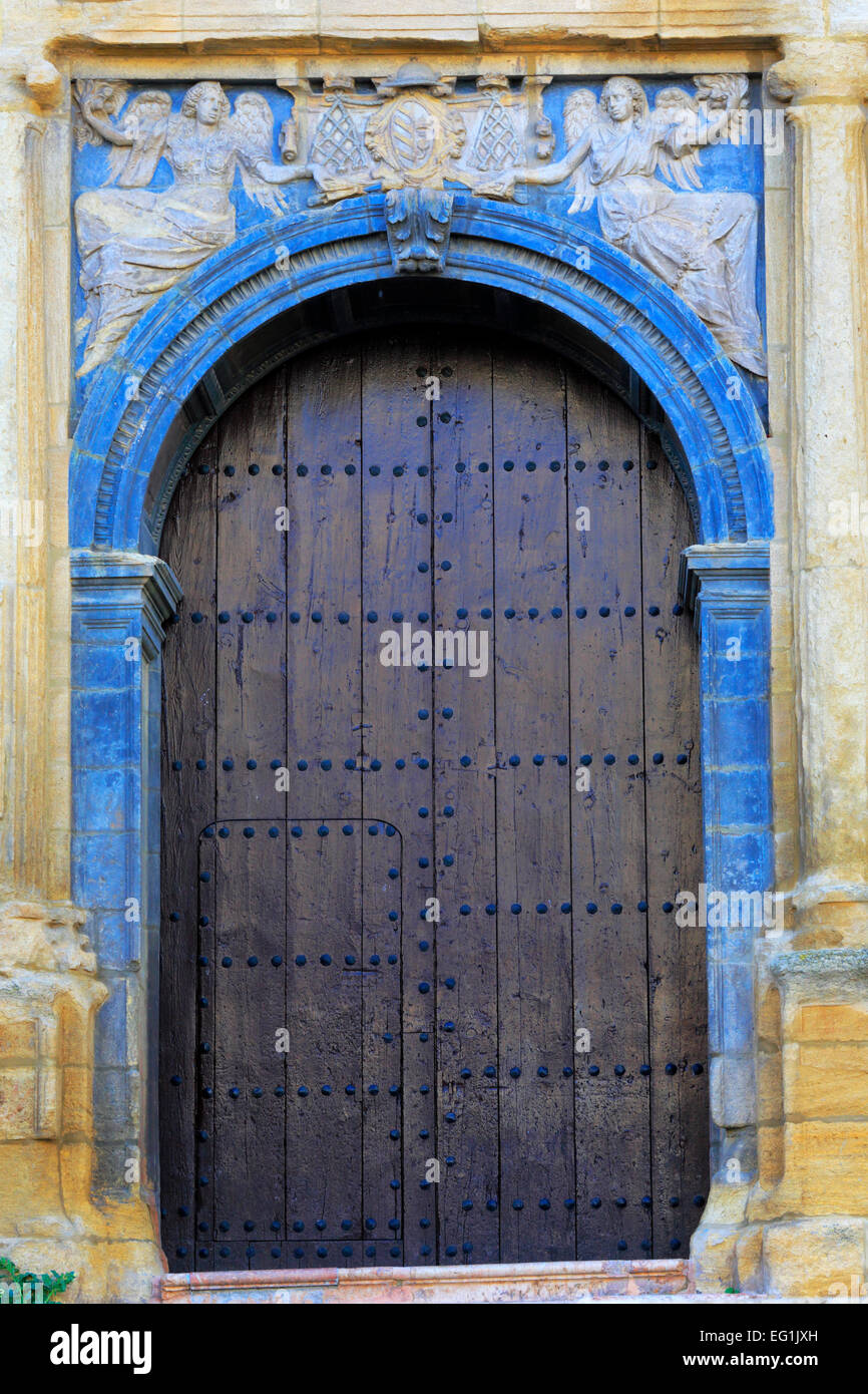 Portal of the church of San Gabriel (16th century), Loja, Andalusia, Spain Stock Photo