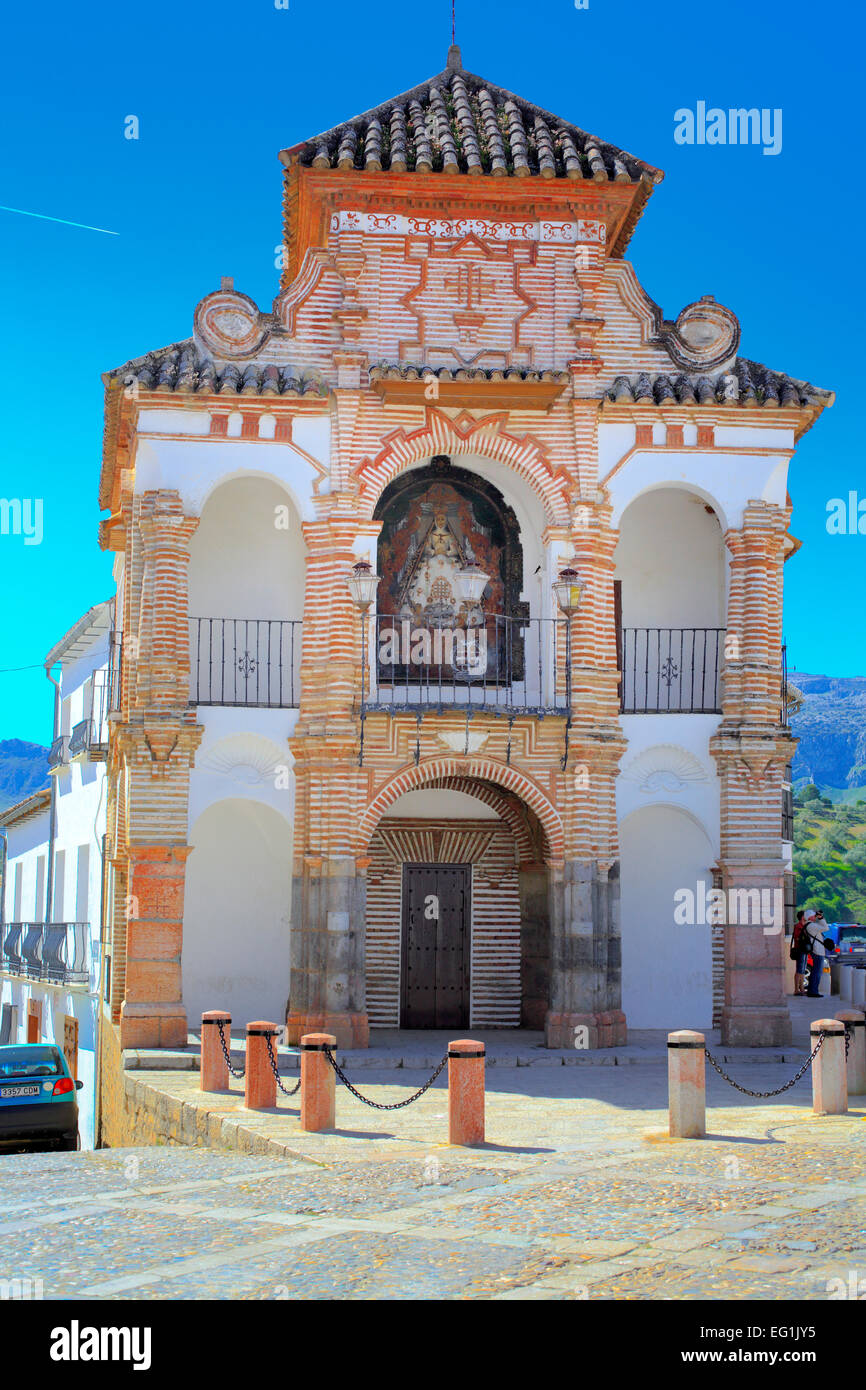 Chapel Tribuna de la Virgen Del Socorro Portichuelo, Antequera, Andalusia, Spain Stock Photo