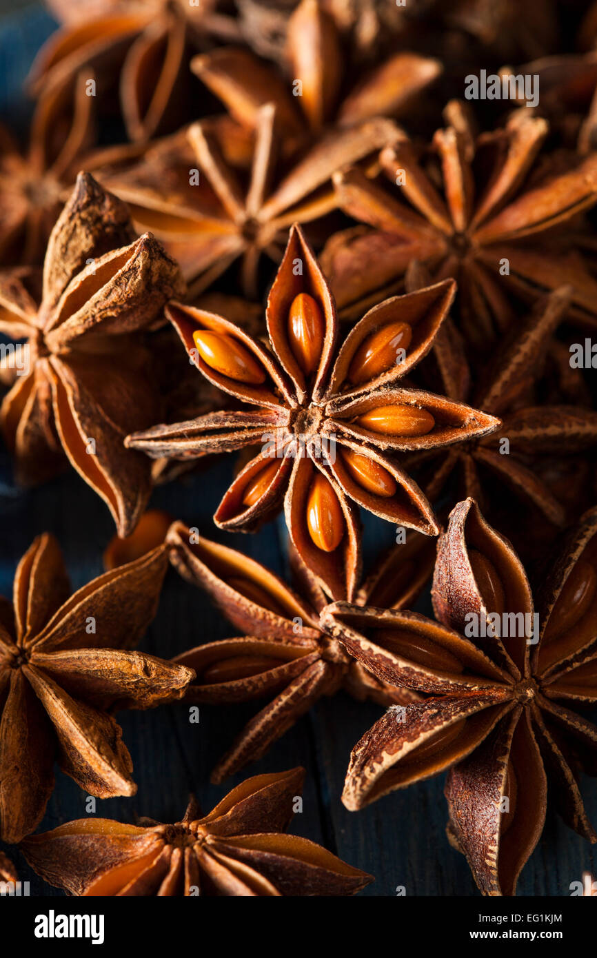 Organic Dry Star of Anise on a Background Stock Photo Alamy