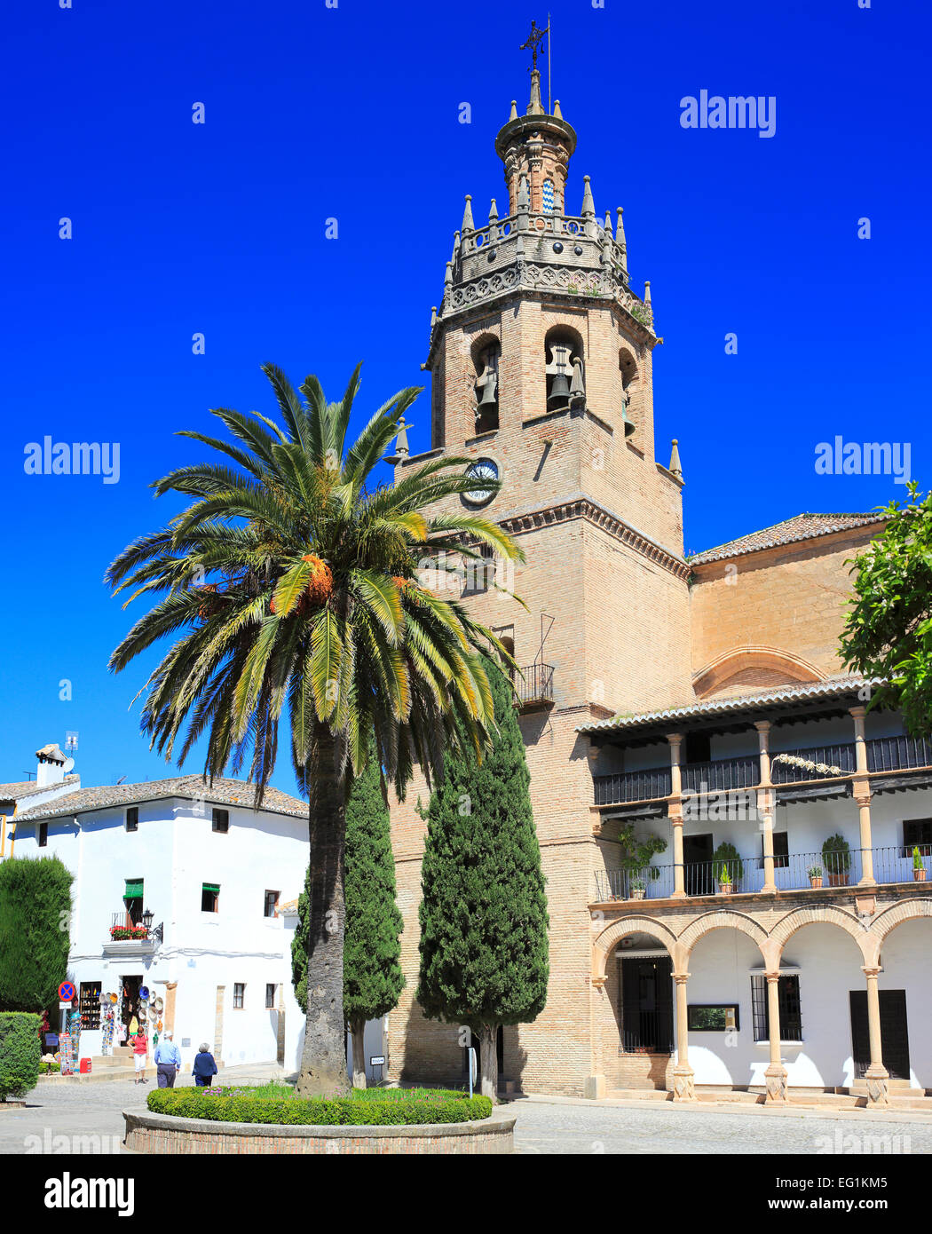 Church of Santa Maria la Mayor belltower, Plaza Duquesa De Parcent ...