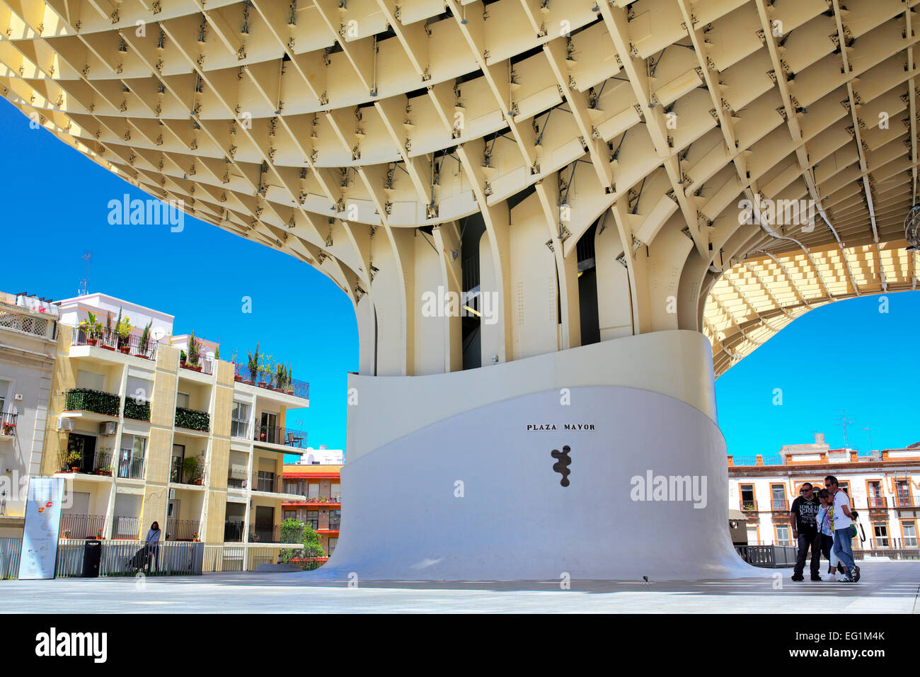 Metropol Parasol (Las Setas) by Jurgen Mayer, Seville, Andalusia, Spain Stock Photo