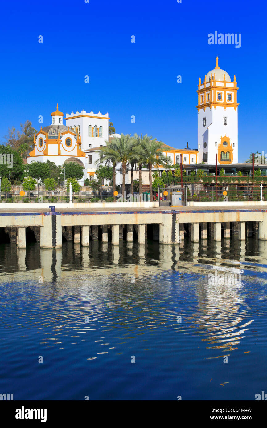 Guadalquivir river, Seville, Andalusia, Spain Stock Photo