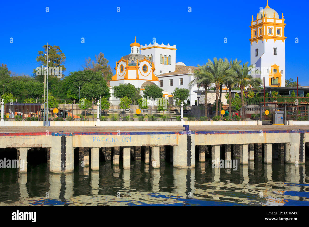 Guadalquivir river, Seville, Andalusia, Spain Stock Photo Alamy