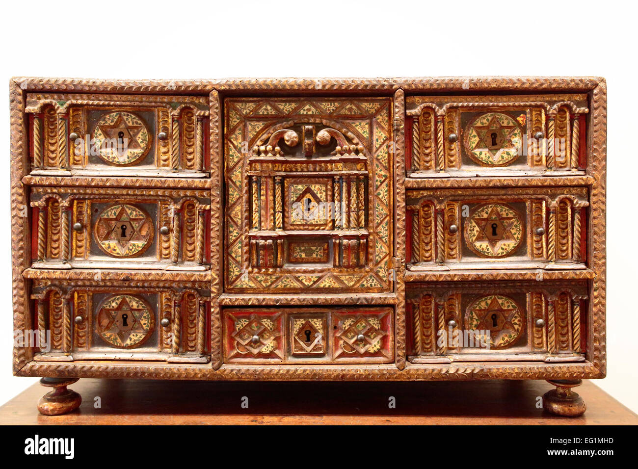 Vintage furniture, Museum of Fine Arts (Museo de Bellas Artes), Seville, Andalusia, Spain Stock Photo