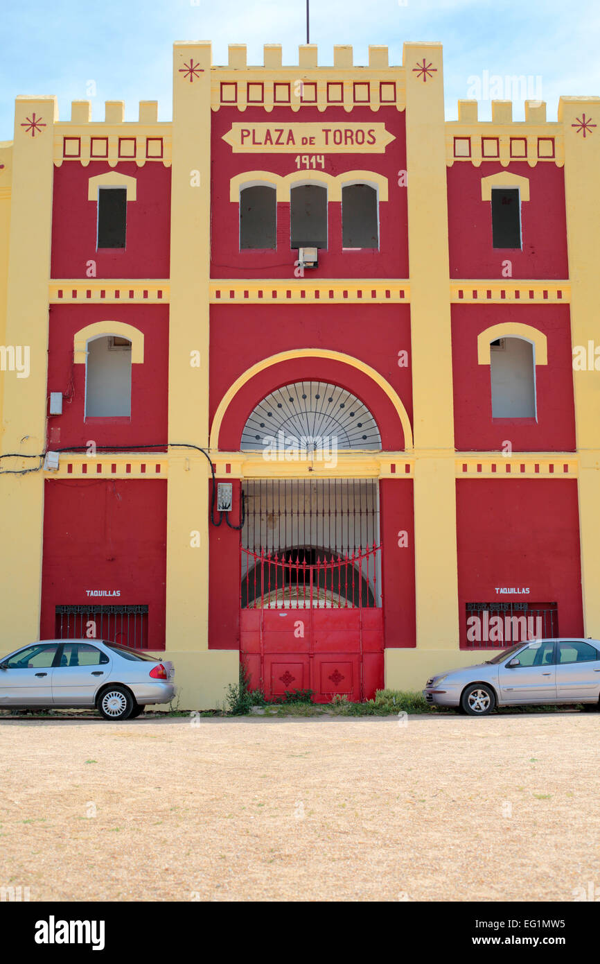 Plaza de Toros (Bull ring), Merida, Extremadura, Spain Stock Photo