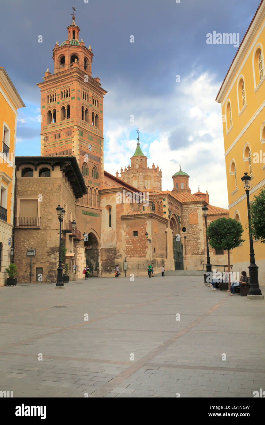 Cathedral of Saint Mary, Teruel, Aragon, Spain Stock Photo