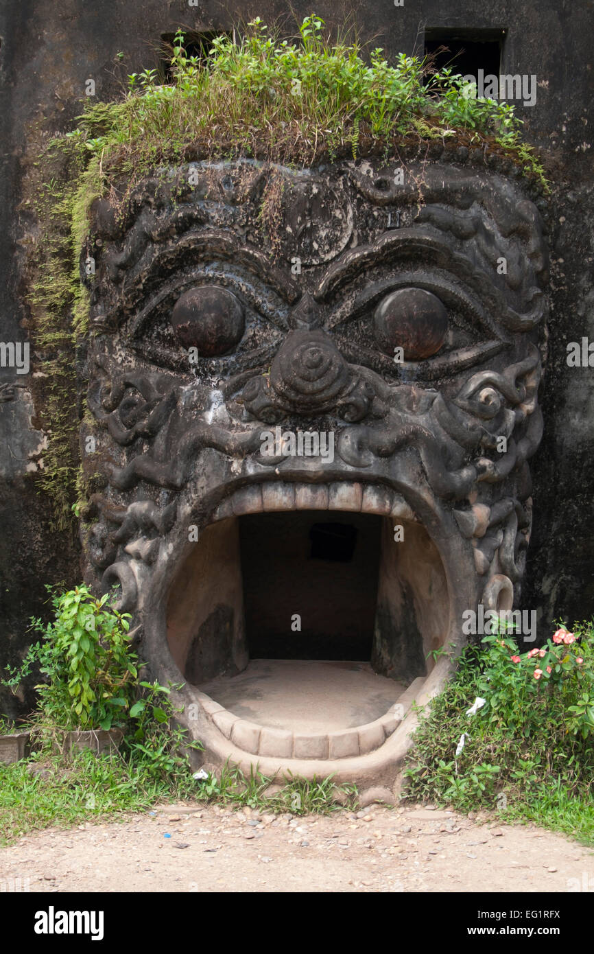 Buddha Park Laos SE Asia - Stock Image