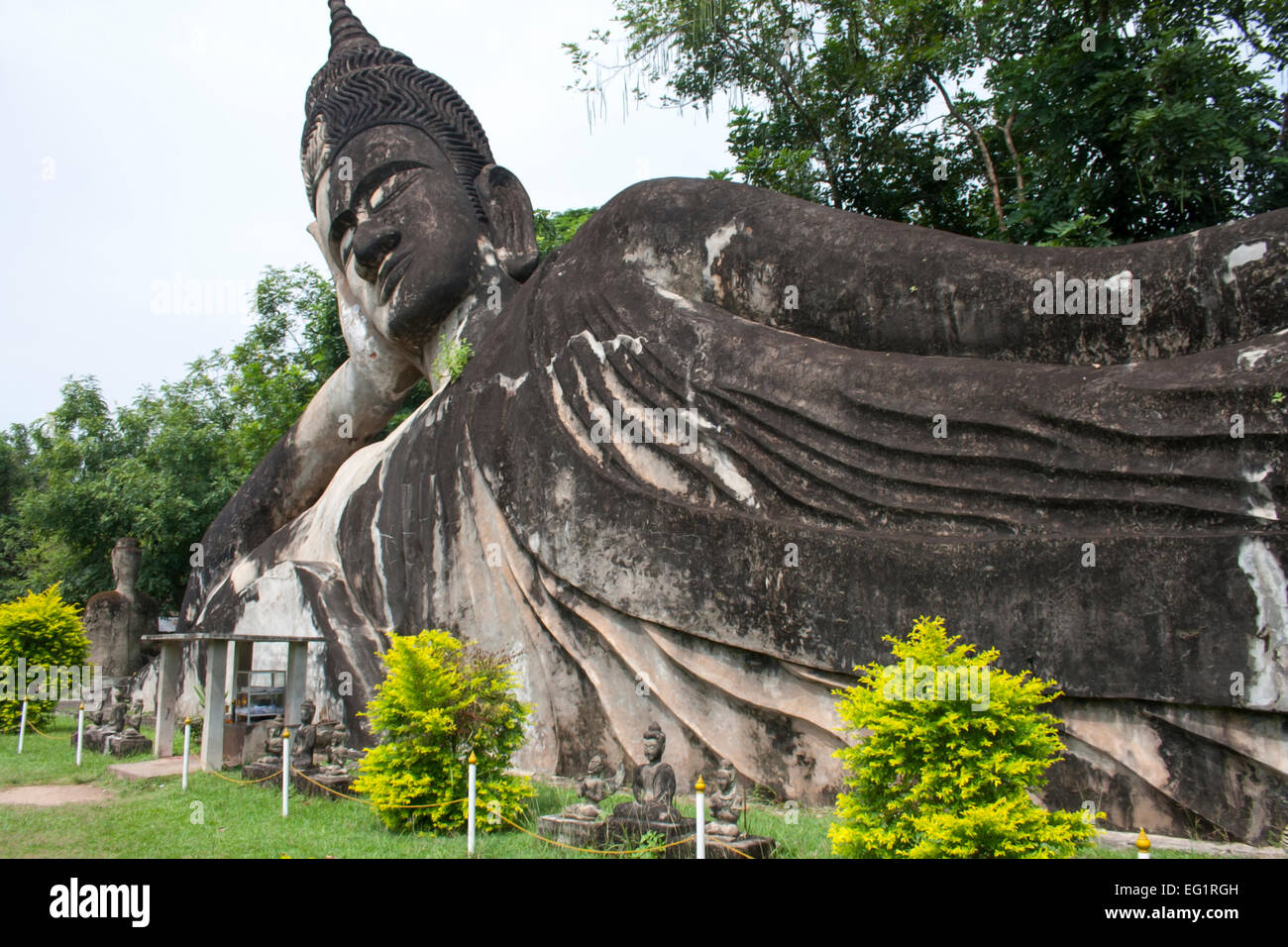 Buddha Park Laos SE Asia - Stock Image